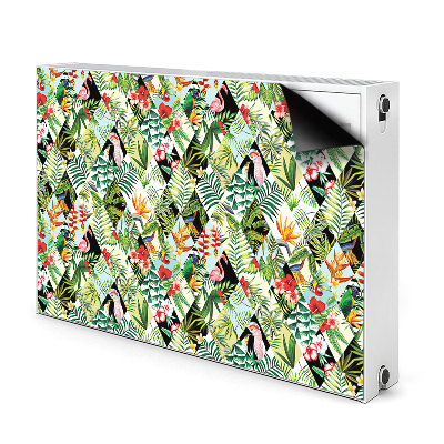 Heizkörperverkleidung magnet Blumen und vögel