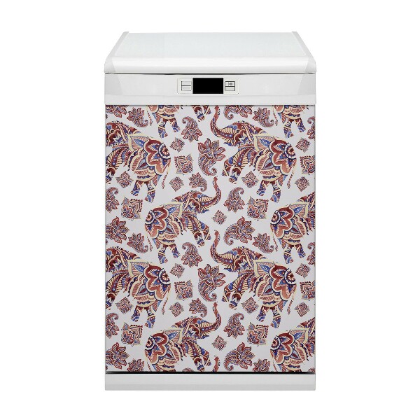 Magnet für eine Spülmaschine Paisley Elephant