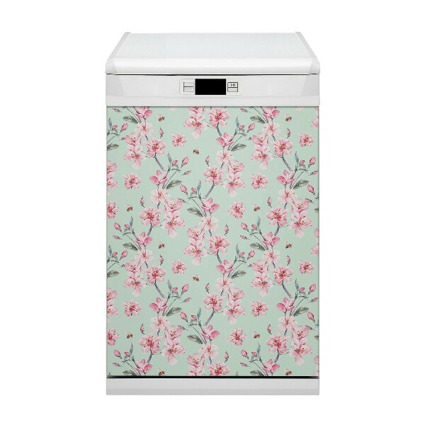 Dekorativer Magnet für eine Spülmaschine Kirschblüten