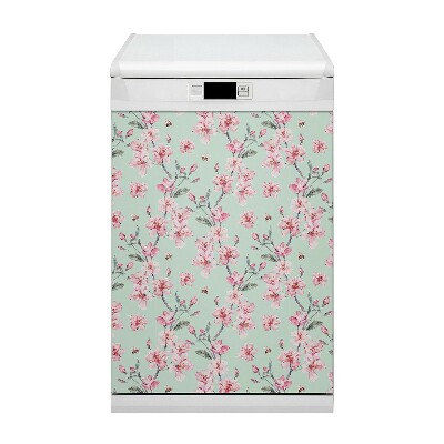 Dekorativer Magnet für eine Spülmaschine Kirschblüten