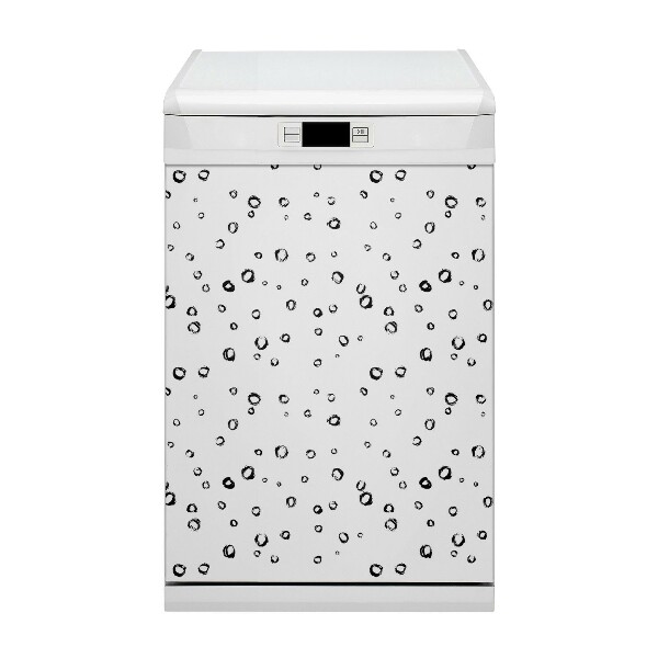 Dekorativer Magnet für eine Spülmaschine Gezogene Räder