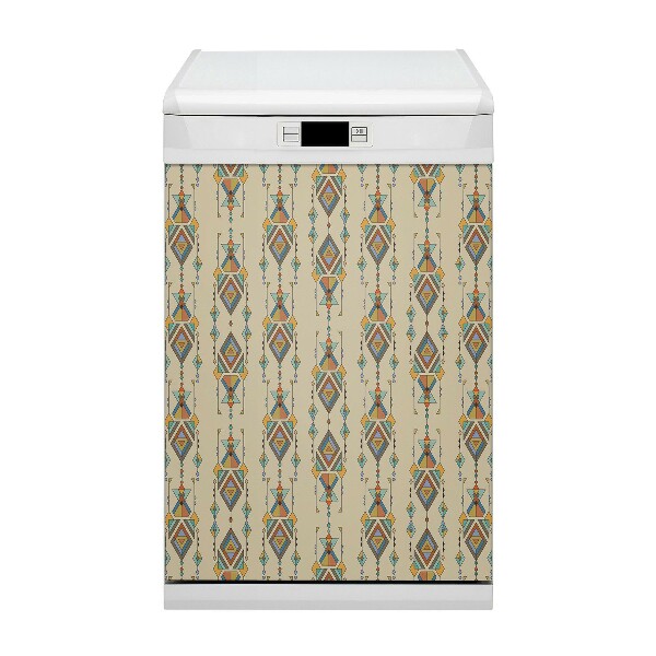 Dekorativer Magnet für eine Spülmaschine Aztec -Stil