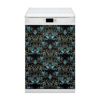 Dekorativer Magnet für eine Spülmaschine Barockmuster