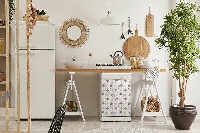 Magnet für eine Spülmaschine Muster Vögel Kiwi
