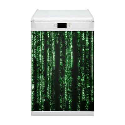 Dekorativer Magnet für eine Spülmaschine Grüne Zeichen
