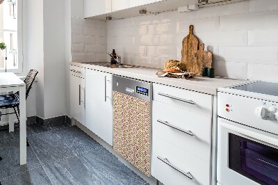 Magnet für eine Spülmaschine Blumenmuster
