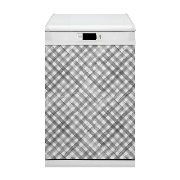Dekorativer Magnet für eine Spülmaschine Grauer Kühlergrill