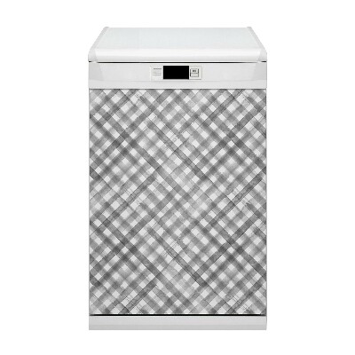 Dekorativer Magnet für eine Spülmaschine Grauer Kühlergrill