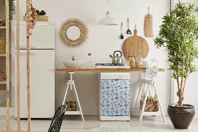 Dekorativer Magnet für eine Spülmaschine Krokus mit Zwiebeln