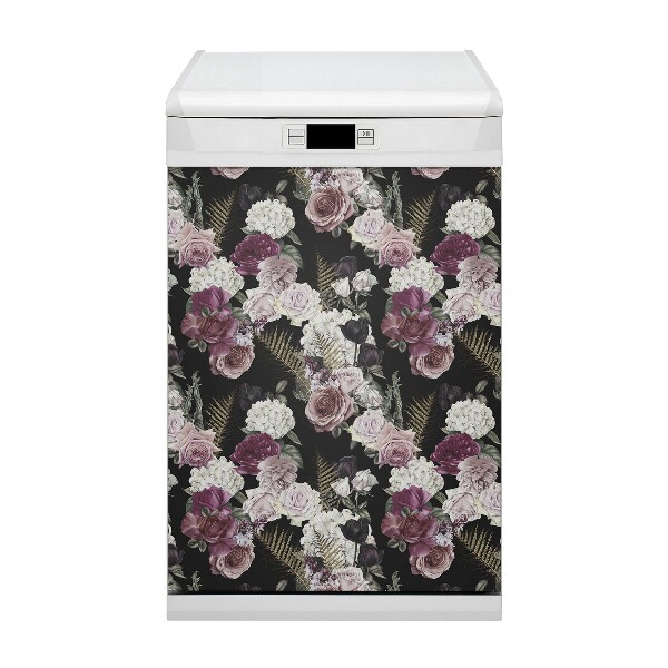 Dekorativer Magnet für eine Spülmaschine Romantische Blumen