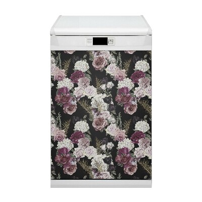Dekorativer Magnet für eine Spülmaschine Romantische Blumen