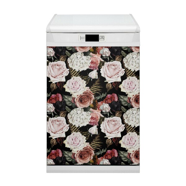 Magnet für eine Spülmaschine Barockblüten
