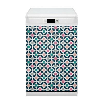 Dekorativer Magnet für eine Spülmaschine Pastellmuster