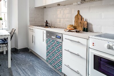 Dekorativer Magnet für eine Spülmaschine Pastellmuster