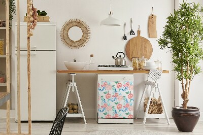 Dekorativer Magnet für eine Spülmaschine Helle Blumen