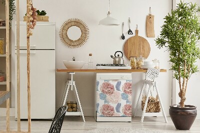 Magnet für eine Spülmaschine Gezogenes Blumenbeett