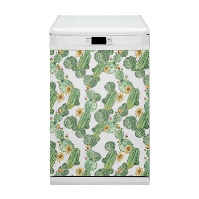 Magnet für eine Spülmaschine Kakti mit Blumen