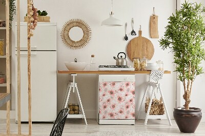 Magnet für eine Spülmaschine Orangefarbene Blumen
