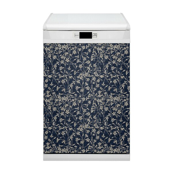 Dekorativer Magnet für eine Spülmaschine Blumenmuster