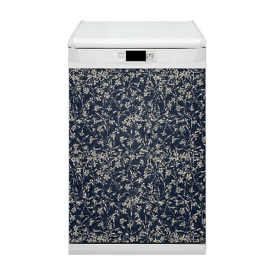 Dekorativer Magnet für eine Spülmaschine Blumenmuster