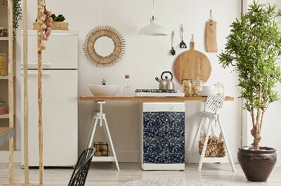 Dekorativer Magnet für eine Spülmaschine Blumenmuster