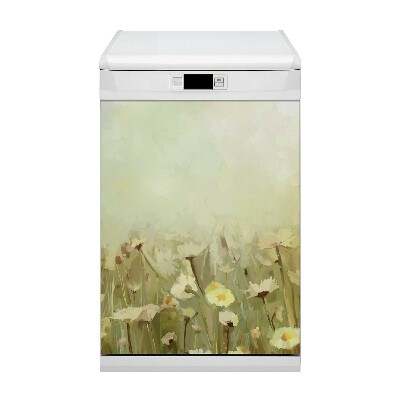 Dekorativer Magnet für eine Spülmaschine Feldblumen