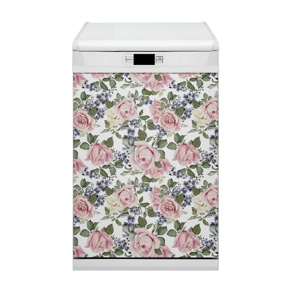 Magnet für eine Spülmaschine Aquarellrosen