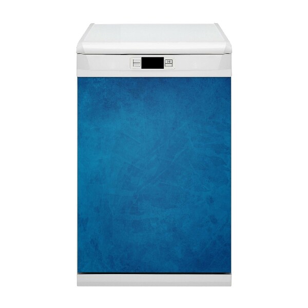 Dekorativer Magnet für eine Spülmaschine Blauer Hintergrund