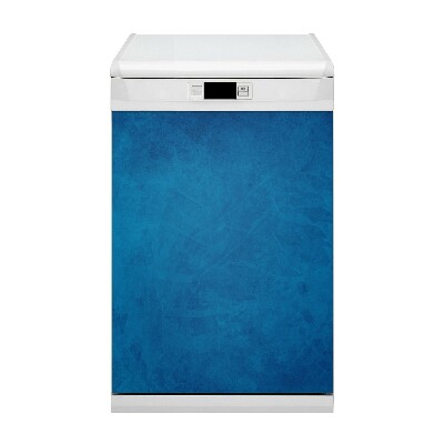 Dekorativer Magnet für eine Spülmaschine Blauer Hintergrund