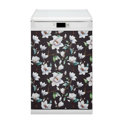 Dekorativer Magnet für eine Spülmaschine Bemalten Blumen