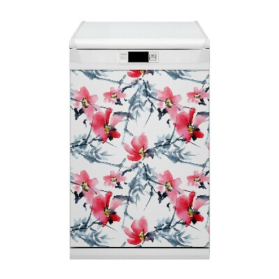 Magnet für eine Spülmaschine Blumenmuster