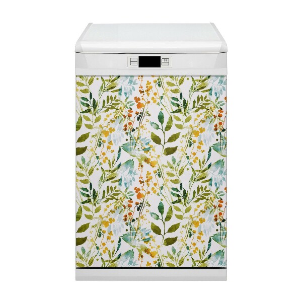 Geschirrspüler-Magnet Boho Blumen