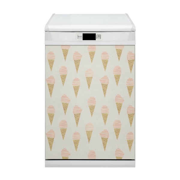 Magnet für eine Spülmaschine Rosa Eis