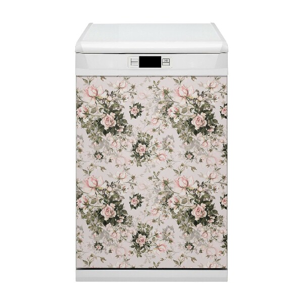 Magnet für eine Spülmaschine Farbenfrohe Blumen