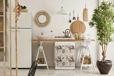 Magnet für eine Spülmaschine Farbenfrohe Blumen