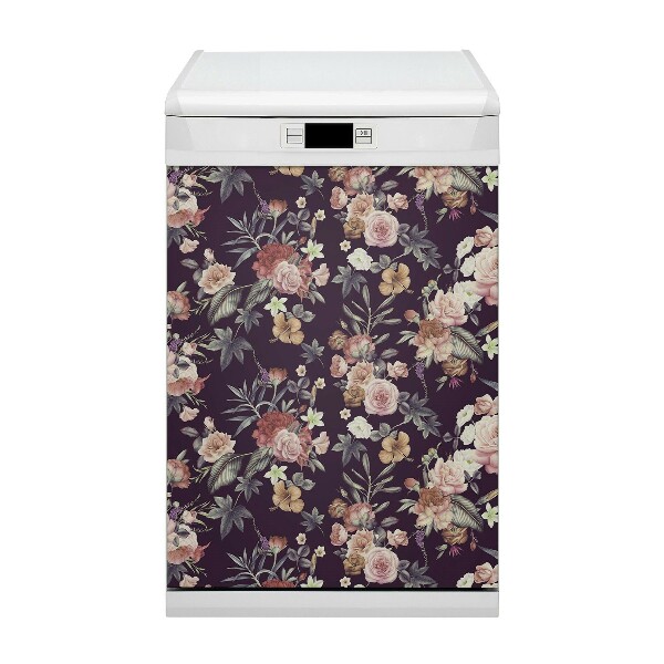 Magnet für eine Spülmaschine Gartenblumen
