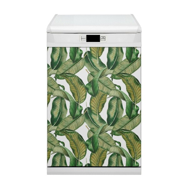Dekorativer Magnet für eine Spülmaschine Botanische Blätter