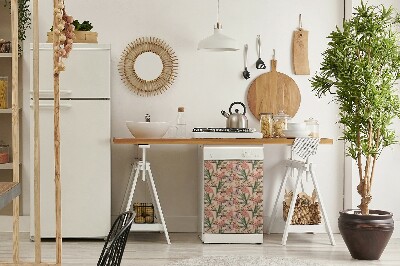 Dekorativer Magnet für eine Spülmaschine Flamingos