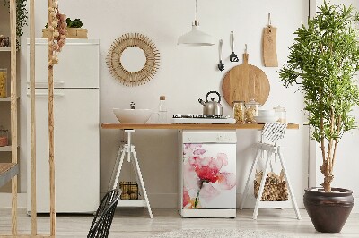 Dekorativer Magnet für eine Spülmaschine Aquarellblüten