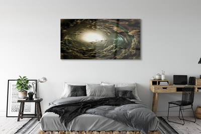 Acrylglasbilder Wolken von vögeln