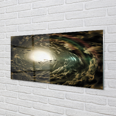 Acrylglasbilder Wolken von vögeln