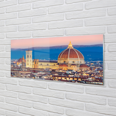 Acrylglasbilder Italien kathedrale panorama nacht