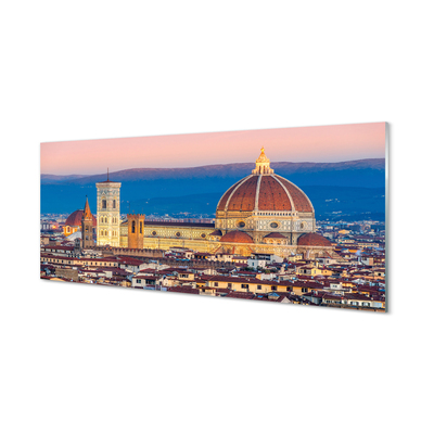 Acrylglasbilder Italien kathedrale panorama nacht