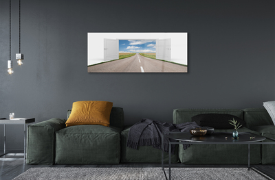 Acrylglasbilder Feldstraße 3d tür