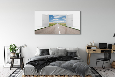 Acrylglasbilder Feldstraße 3d tür