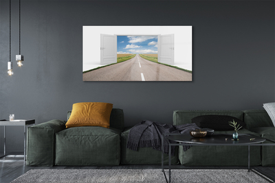Acrylglasbilder Feldstraße 3d tür