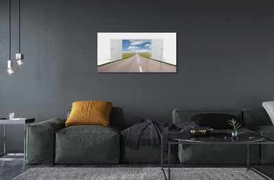 Acrylglasbilder Feldstraße 3d tür