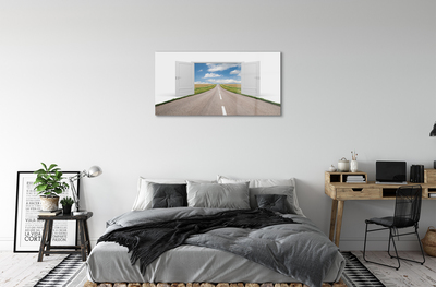 Acrylglasbilder Feldstraße 3d tür