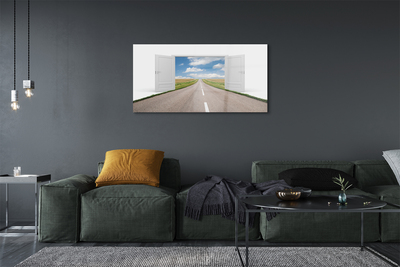 Acrylglasbilder Feldstraße 3d tür