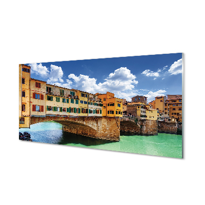 Acrylglasbilder Gebäude italien fluss-brücken